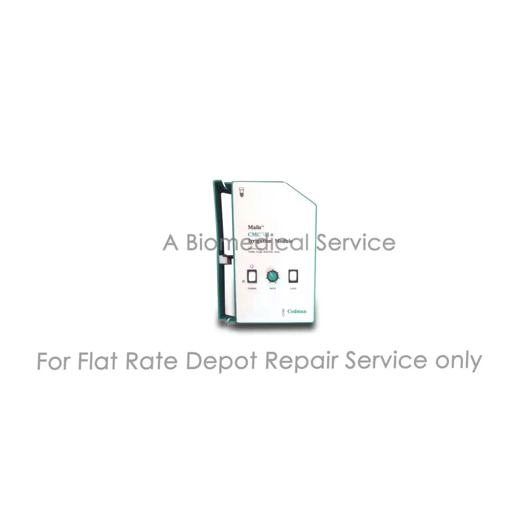 White and green codman malis cmc-8a medical equipment verification module with digital display for repair service use