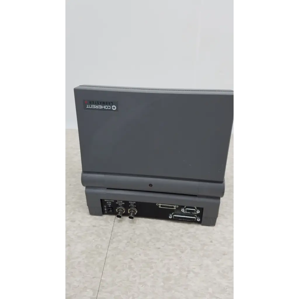Gray coherent elite 17.5 laser power meter rear panel with multiple ports for labmaster+ power meter setup