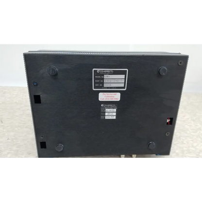 Black Coherent labmaster+ laser power meter with two sensor heads and damage test slide for precise laser power measurement