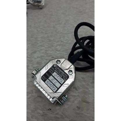 Silver metallic coherent model 45867a optical sensor with black coiled cable for laser power meter labmaster+