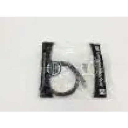 Black coiled high definition sdi bnc cable 3ft in clear plastic packaging for reliable video transmission