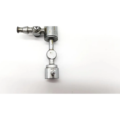 Silver metallic concept 7509 cannula da54-9 with cylindrical and spherical sections engraved 6960 number visible