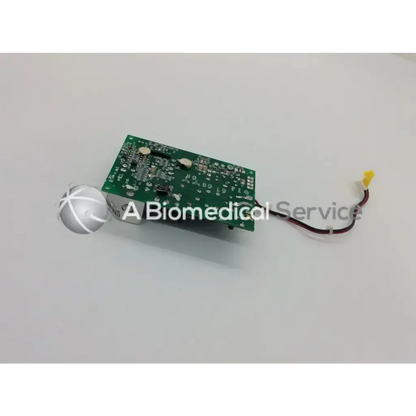 Green rectangular circuit board with silver components and red-black wire for condor gsm28-12g 60hz switching power supply