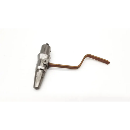 Metallic Conmed-Hall PowerPro wire drvier hand crank tool with curved handle wire drvier attachment PRO5028