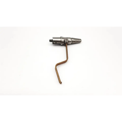 Silver metallic drill bit holder with copper handle for conmed-hall powerpro wire drvier attachment pro5028