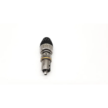 Black and silver conmed hall pro2250 keyless chuck with textured grip cap and hall effect sensor powerpro 6.5mm