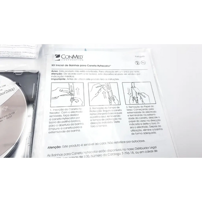 White paper instruction manual for conmed hyfrecator 2000 desiccator unit with push pencil handpiece and disposable tips