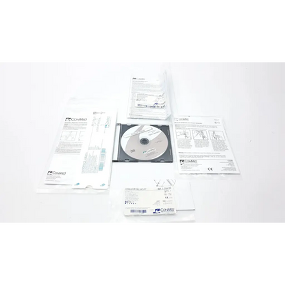Conmed hyfrecator 2000 desiccator unit packaging with push pencil handpiece cd and instruction manuals visible