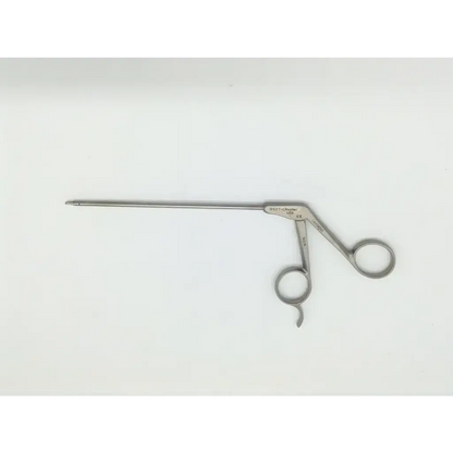Silver conmed linvatec spectrum ii tissue repair system surgical instrument with slender handle and circular finger loops