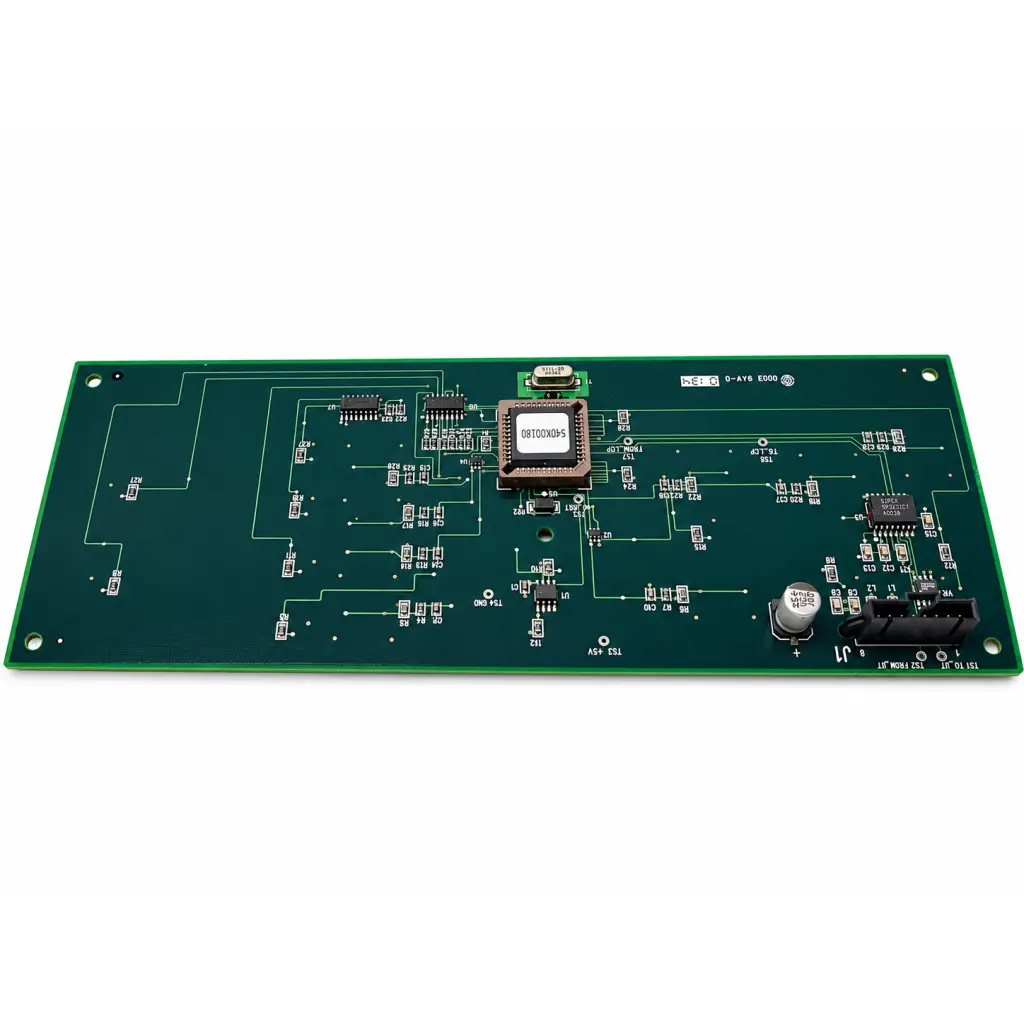 Green control interface circuit board pcb 140e51030 rev a with 540k00180 chip and electronic components mounted