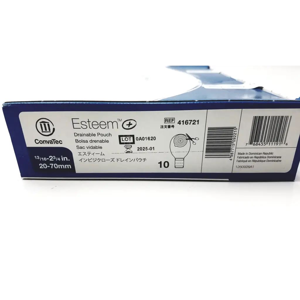 Load image into Gallery viewer, ConvaTec Esteem Drainable Pouch 416721