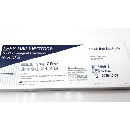 Cooper Surgical LEEP Ball Electrode 5mm Diameter 12cm Shaft