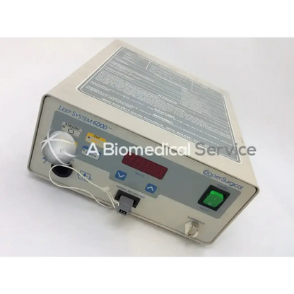 Beige rectangular coopersurgical leep system 6000 with green power button and control panel bbcb5-6 120v 60 hz medical device