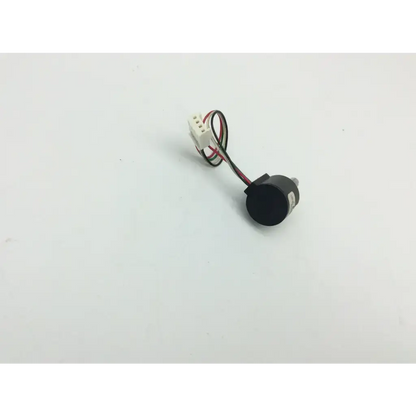 Black cylindrical copal rec20-25-201-1b rotary encoder optical with multi-colored wires and white connector