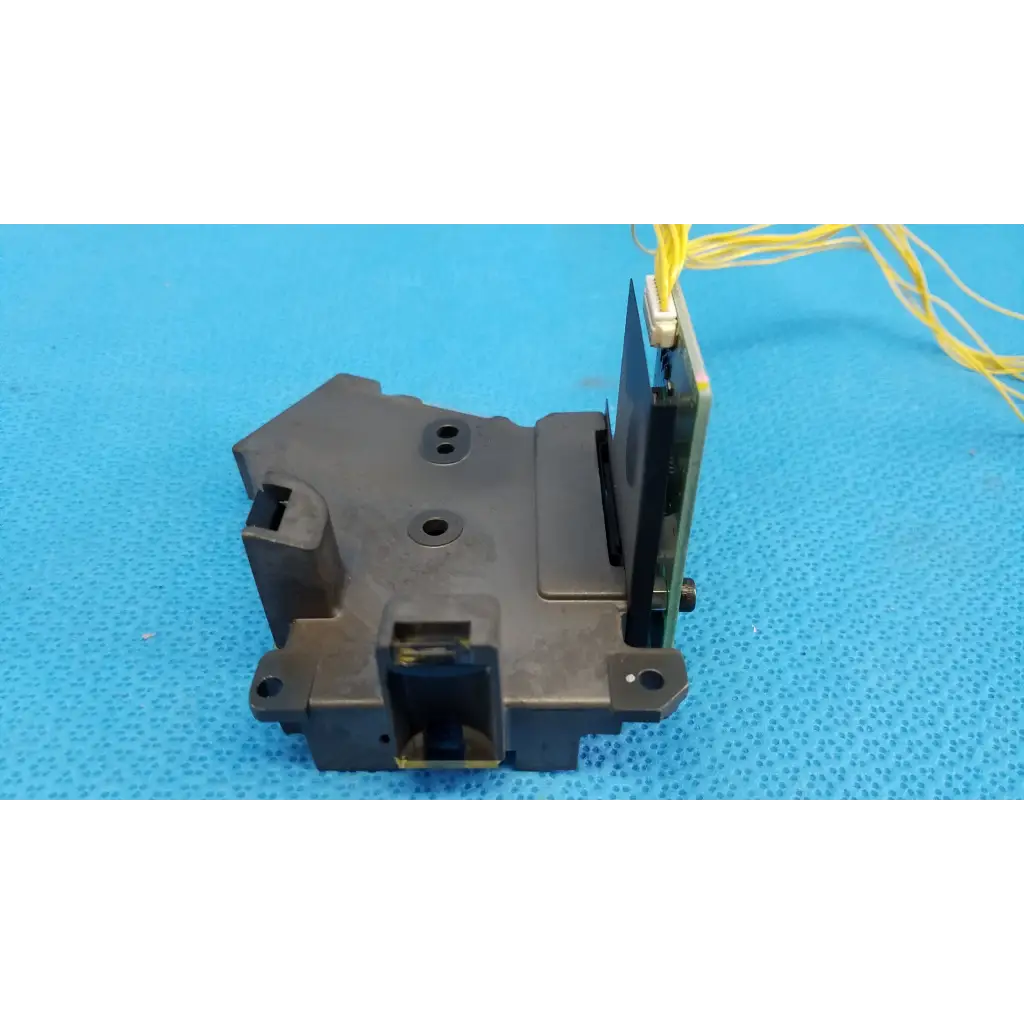 Black plastic optical sensor housing board with yellow wiring for topcon trc-nw6s retinal camera component