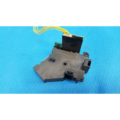 Black plastic optical sensor housing board with small screen and yellow cables for topcon trc-nw6s retinal camera