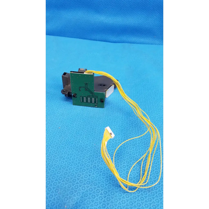 Green circuit board optical sensor housing with yellow wiring for topcon trc-nw6s retinal camera component