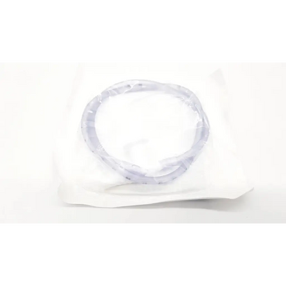 Clear plastic ring with grayish tint and textured surface from covidien argyle suction catheter tray 14 fr/ch