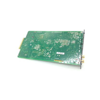 Crestron dmc-c pa06811 se06811 green circuit board with gold-plated connectors and barcode label for replacement parts