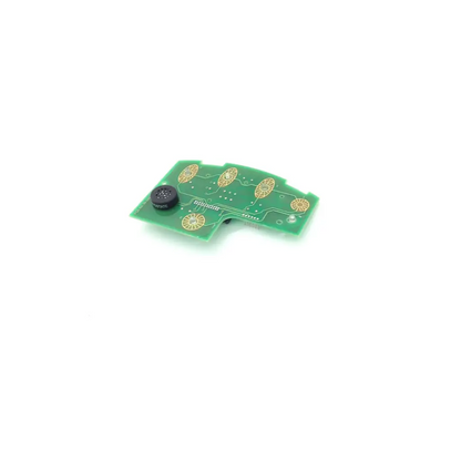 Green circuit board with gold circular patterns and black component for csi custom membrane keyboards ep 5104 replacement parts