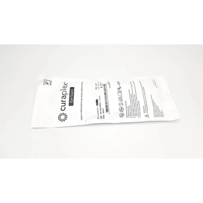 White paper package of curaplex eye guard adult adhesive medical device for eye protection 1 ea 159-22