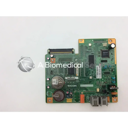 Green d401-5132 pcb gwfcu3 na assy with orange and gray connectors black chips and silver circular components