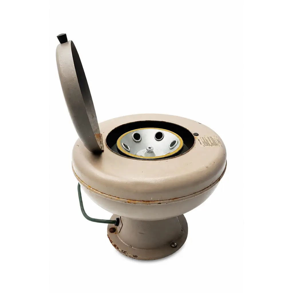 Beige damon iec model cl benchtop clinical centrifuge with hinged lid and metallic interior chamber biomed certified