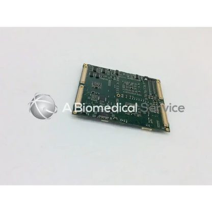 Green rectangular dane elec sp133-064323jg pc133u-333-5412 board with gold connectors and electronic components