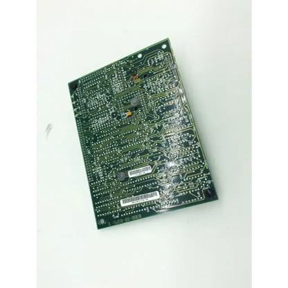Green rectangular Datascope 0670-00-0375 controller circuit board with intricate gold-colored traces and electronic components