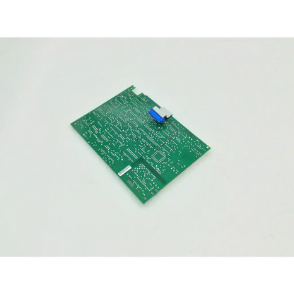 Green rectangular monitor control circuit board with blue and white component for passport xg patient monitor control