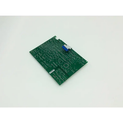 Green rectangular circuit board with blue and white component for Datascope passport xg patient monitor control circuit