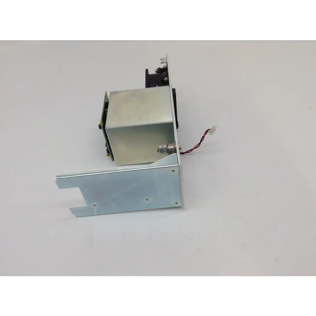 Silver metallic rectangular electronic datex as3 compact rec-buffer board with attached wiring for mi 4f 883483-4