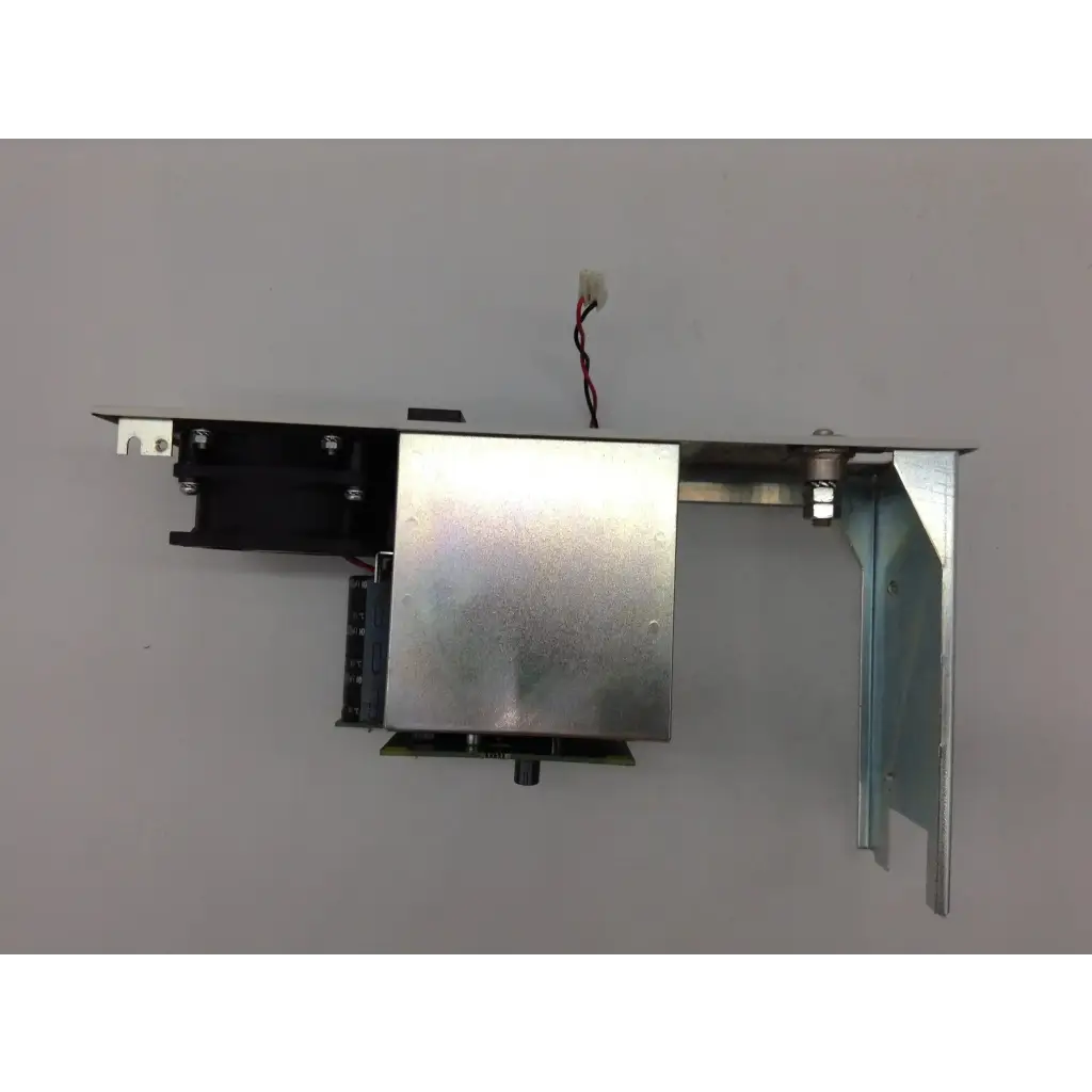 Silver metallic rectangular electronic component with wiring and brackets for datex as3 compact rec-buffer board