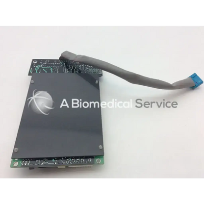Datex ch 4f 881987-4 board bbce5-3 electronic module with green circuit board edge and gray cable with blue connector
