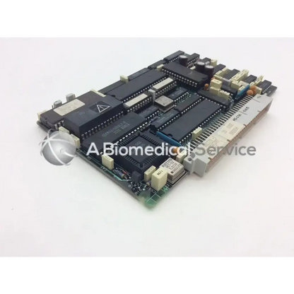Black rectangular Datex CH 4F 882706 control board with mc74ac14n integrated circuits and multiple connectors