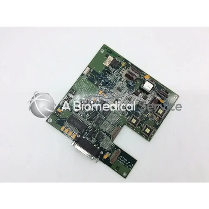 Green printed circuit board with electronic components for datex-engstrom lcd interface dl 4f 895230 product