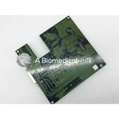 Datex-engstrom lcd interface dl 4f 895230 green printed circuit board with silver connectors and small spherical component