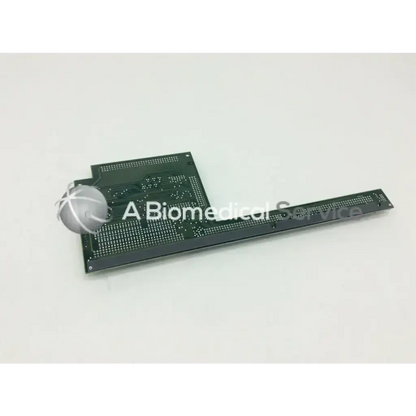 Black rectangular electronic circuit board with silver metallic ball corner attachment perlos-c096fs-c1d-0 component