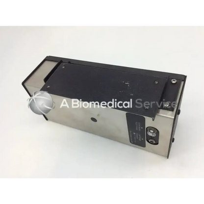 Black and silver Datex Ohmeda electrical box risk class 2G with metallic casing and labeled control panel