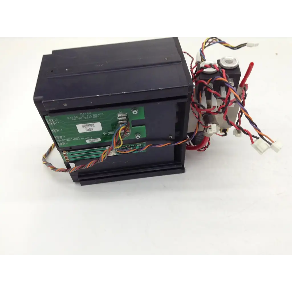 Black plastic anesthesia machine parts with green circuit boards and multicolored wires for datex-ohmeda adu s5