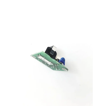 Green circuit board with black and blue components for datex-ohmeda m10236 monitor parts and monitor repair