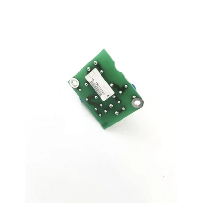Green rectangular circuit board with silver solder points and barcode label for datex-ohmeda m10236 monitor parts
