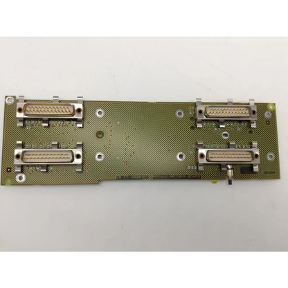 Green circuit board with four metallic d-sub connectors of datex ohmeda s-5 module mother board cf ff 8000109