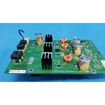 Green main power circuit board with black and copper electronic components for Topcon TRC-NW6SF retinal camera