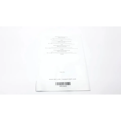 White dell advanced pr02x replicator product manual with black text and barcode for dell advanced e-port ii pr02x