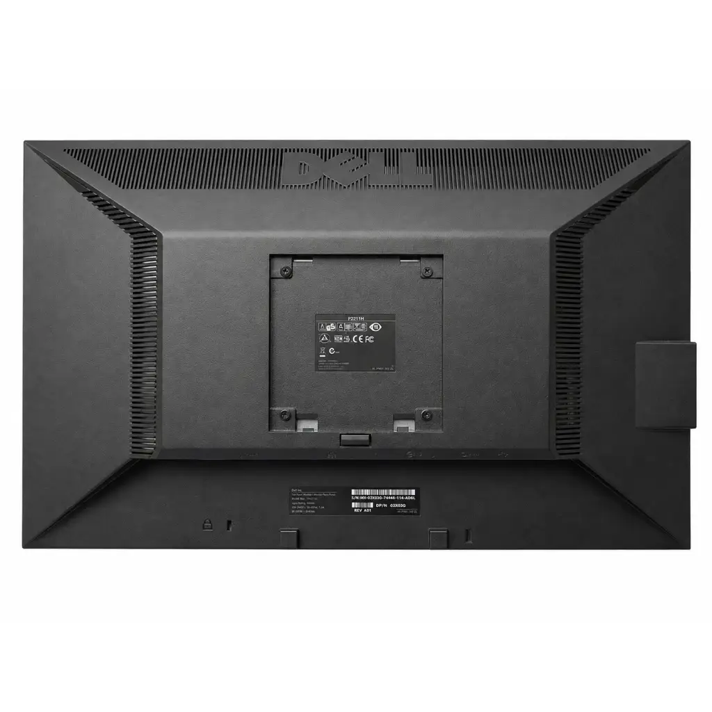 Black dell p2211ht flat panel monitor with matte finish and angular design biomed certified panel monitor