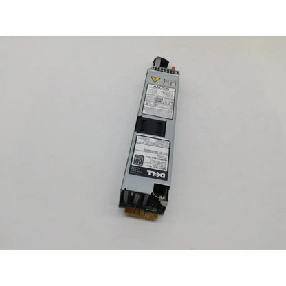 Silver dell poweredge r420 350w d350e-s1 power supply unit with gold connector and red indicator light on top