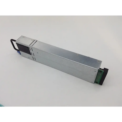Silver metallic dell ps-2521-1d power supply 550w with black handle and green circuit board connector