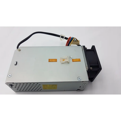 Delta electronics dpsn-130ab b silver switching power supply unit with black fan and colored wires bundle on top