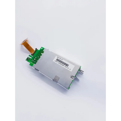 Silver rectangular power module with green circuit board and orange flex cable densei-lambda alpha 600 md1s-d